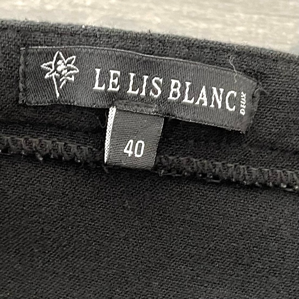 🔥 Le Lis Blanc Black Skirt sz 40 - Picture 11 of 11